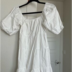 Super cute mini white dress